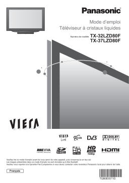 Panasonic TX-32LZD80F Manuel du propriétaire