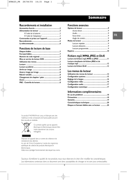 Thomson DTH620 Manuel utilisateur