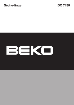 Beko DPU 7230 Manuel du propriétaire