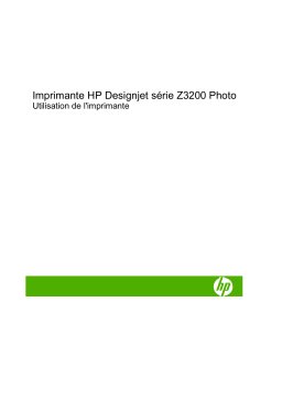HP DESIGNJET Z3200 PHOTO Manuel du propriétaire