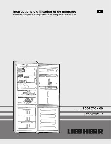 Liebherr CBNPGW 3956 Manuel du propriétaire | Fixfr