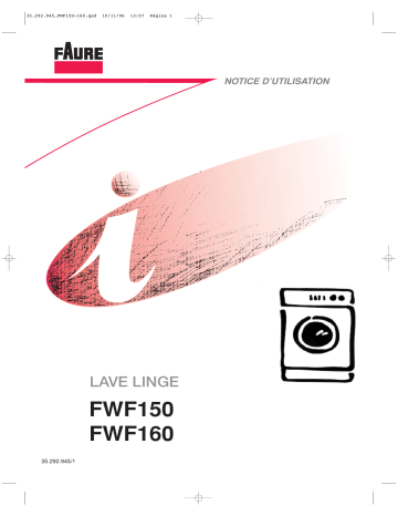 Faure FWF150 Manuel du propriétaire | Fixfr