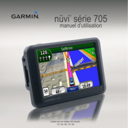 Garmin Nuvi 755T Manuel du propriétaire