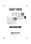 Zoom HD8 Manuel utilisateur