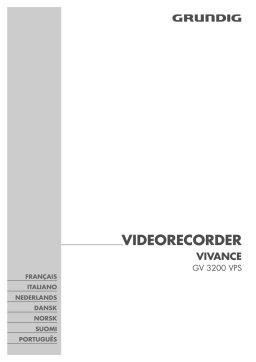 Grundig VIVANCE GV 3200 VPS Manuel du propriétaire