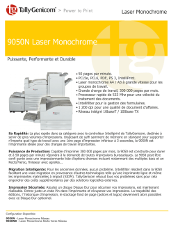 TallyGenicom 9050N Manuel utilisateur