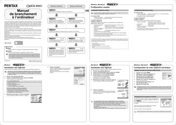 Pentax Optio M40 Manuel du propriétaire | Fixfr