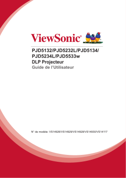 ViewSonic PJD5234L Manuel du propriétaire