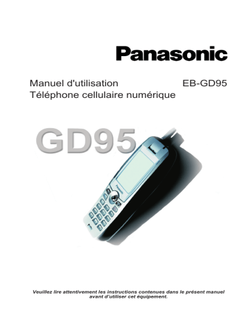 Panasonic EB-GD95 Manuel du propriétaire | Fixfr