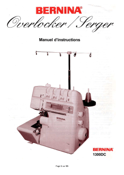 Bernina 1300DC Manuel du propriétaire