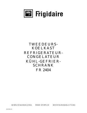 Manuel du propriétaire | Frigidaire FR2404 Manuel utilisateur | Fixfr