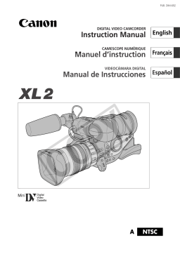 Canon OPTURA XL2 Manuel du propriétaire