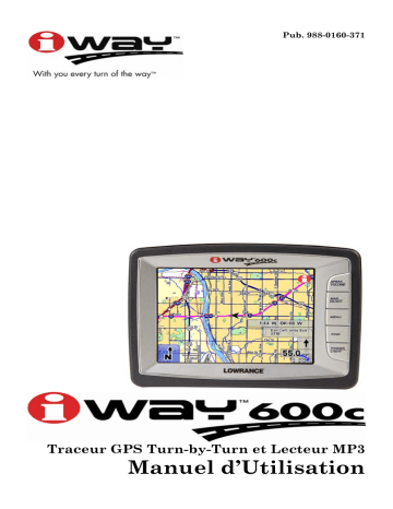 Lowrance IWAY 600 Manuel du propriétaire | Fixfr