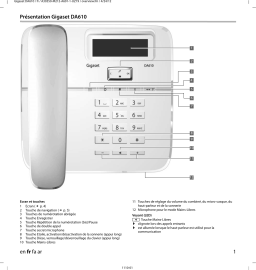 Siemens Gigaset DA610 Manuel du propriétaire