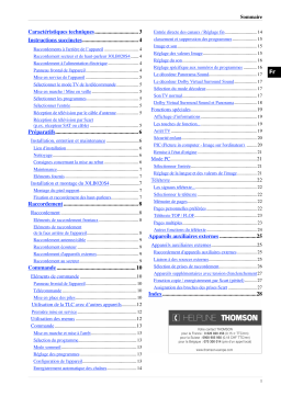 Thomson 23LB020S4 Manuel utilisateur