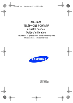 Samsung SGHT609 Manuel du propriétaire