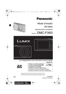 Panasonic LUMIX DMC-FX60 Manuel du propriétaire