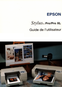 Epson Stylus Pro Manuel du propriétaire