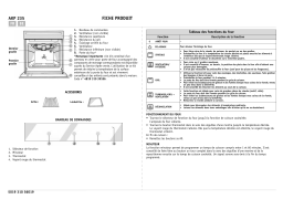 Whirlpool AKP 235 NB Manuel du propriétaire