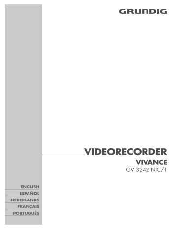 Grundig VIVANCE GV 3242 NIC/1 Manuel du propriétaire | Fixfr