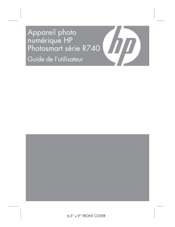 HP PhotoSmart R740 Manuel du propriétaire | Fixfr