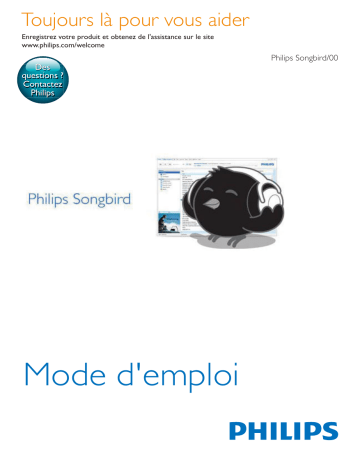 Philips SA2SONGBRD Manuel du propriétaire | Fixfr
