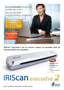 IRIS IRISCAN EXECUTIVE 2 Manuel du propriétaire