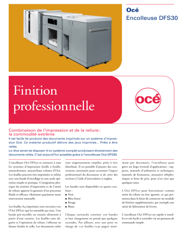 Canon OCE DFS30 Manuel du propriétaire | Fixfr