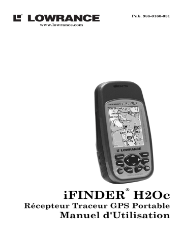 IFINDER H2O C | Manuel du propriétaire | Lowrance iFinder H2Oc Manuel utilisateur | Fixfr