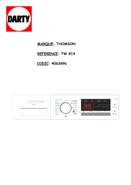 Thomson TW 814 Manuel du propriétaire