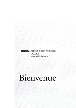 BenQ X600 Manuel du propriétaire