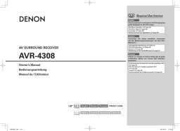 Denon AVR-4308 A Manuel du propriétaire