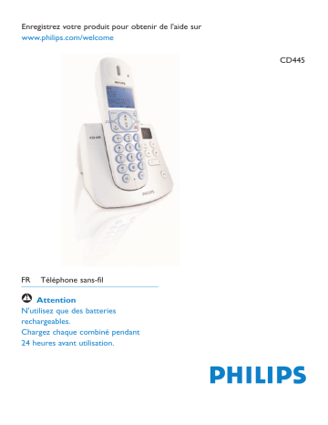 CD4452S | Philips CD4451S Manuel du propriétaire | Fixfr