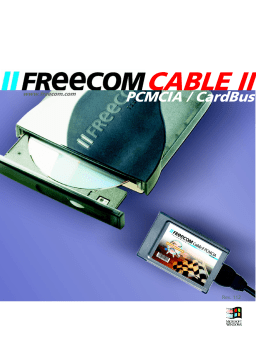 Freecom CABLE II PCMCIA & CARDBUS Manuel du propriétaire