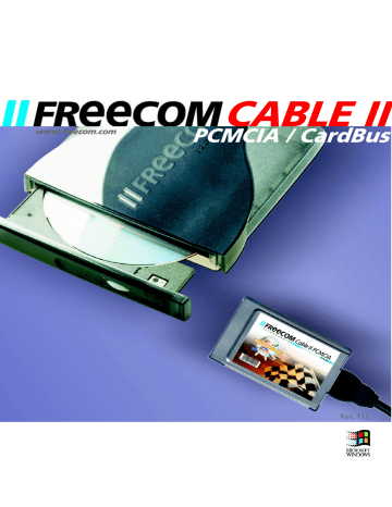 Freecom CABLE II PCMCIA & CARDBUS Manuel du propriétaire | Fixfr