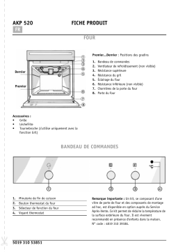 Whirlpool AKP 520 NB Manuel du propriétaire
