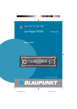 Blaupunkt LAS VEGAS DVD35 Manuel du propriétaire