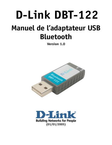 D-Link DBT-122 Manuel du propriétaire | Fixfr