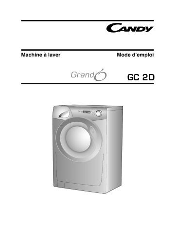 GC 1742D/1 | Candy GC1472D Manuel du propriétaire | Fixfr