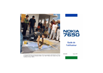 Nokia 7650 Manuel du propriétaire | Fixfr