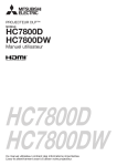 Mitsubishi HC7800D Manuel du propri&eacute;taire