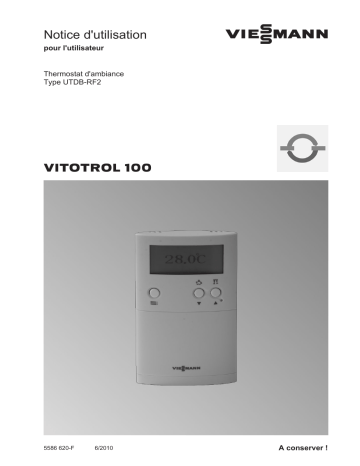 Viessmann VITOTROL 100 Manuel du propriétaire | Fixfr