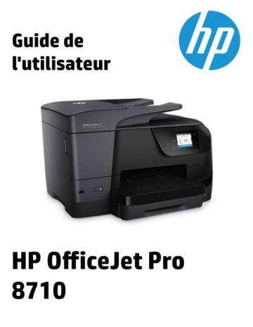 OfficeJet Pro 8718 | HP OFFICEJET PRO 8710 Manuel du propriétaire | Fixfr