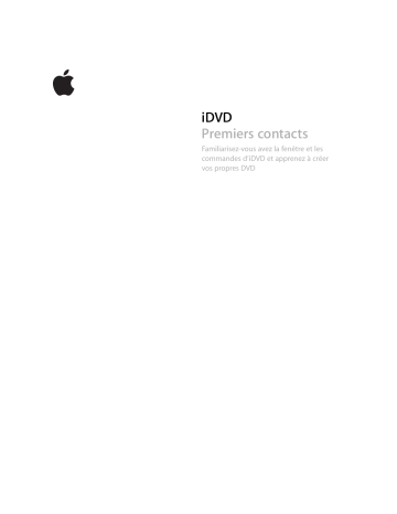 Apple IDVD 6 Manuel du propriétaire | Fixfr