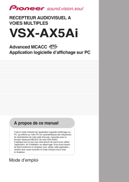 Pioneer VSX-AX5AI Manuel du propriétaire