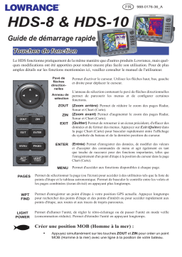 Lowrance HDS-10 Manuel du propriétaire