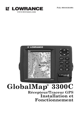Lowrance GlobalMap 3300C Manuel du propriétaire