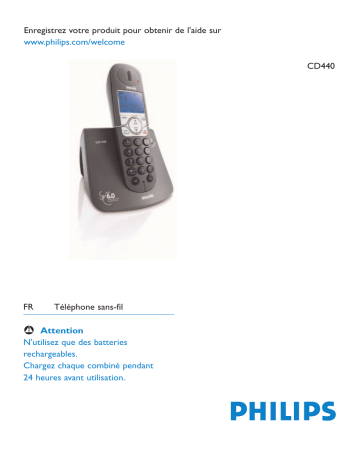 Philips CD 440 Manuel du propriétaire | Fixfr
