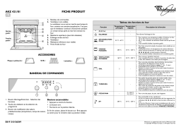 Whirlpool AKZ 421/WH/01 Manuel du propriétaire