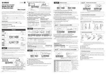 Yamaha MA2030/PA2030 Manuel du propriétaire | Fixfr